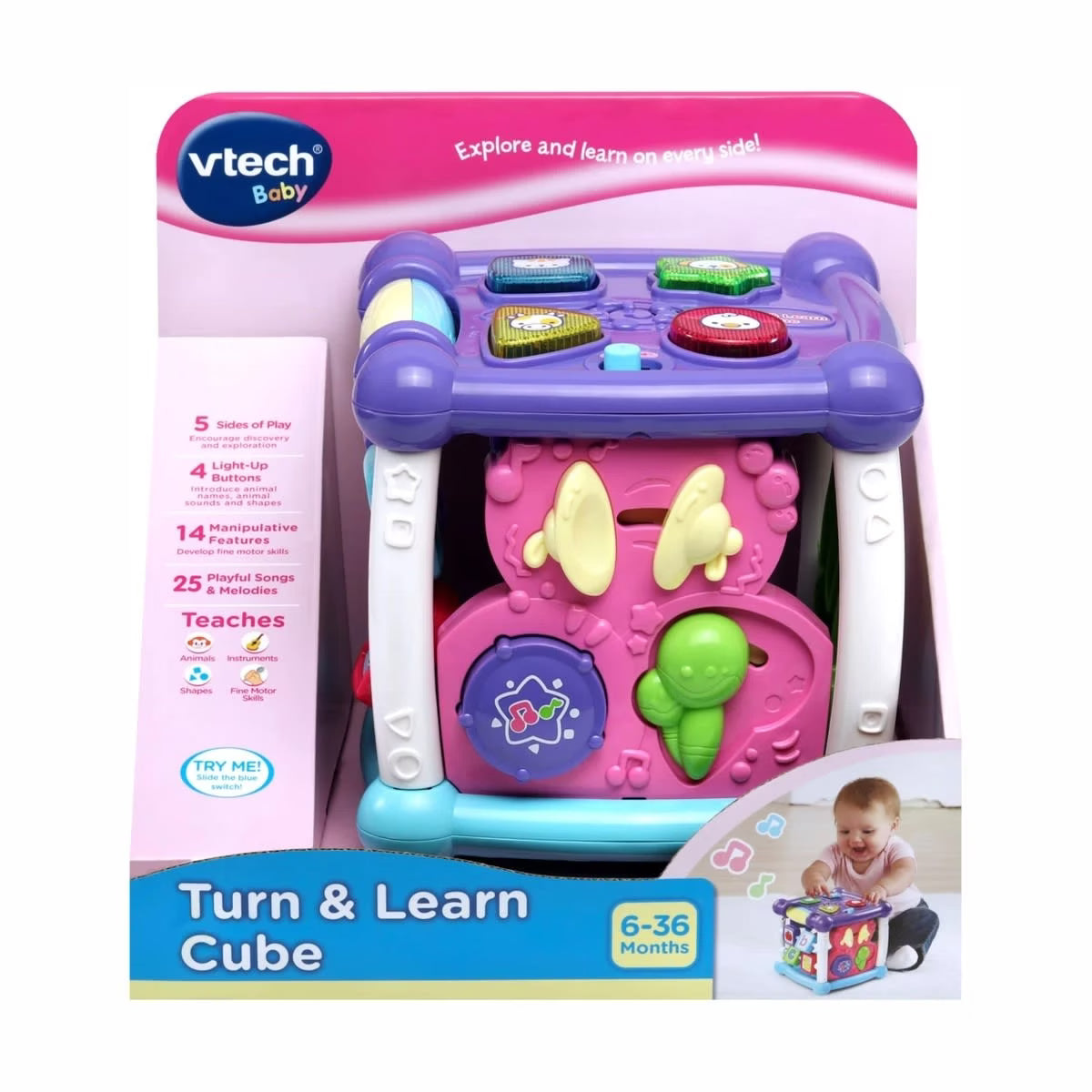 VTech Turn & Learn Cube Interactive Toy