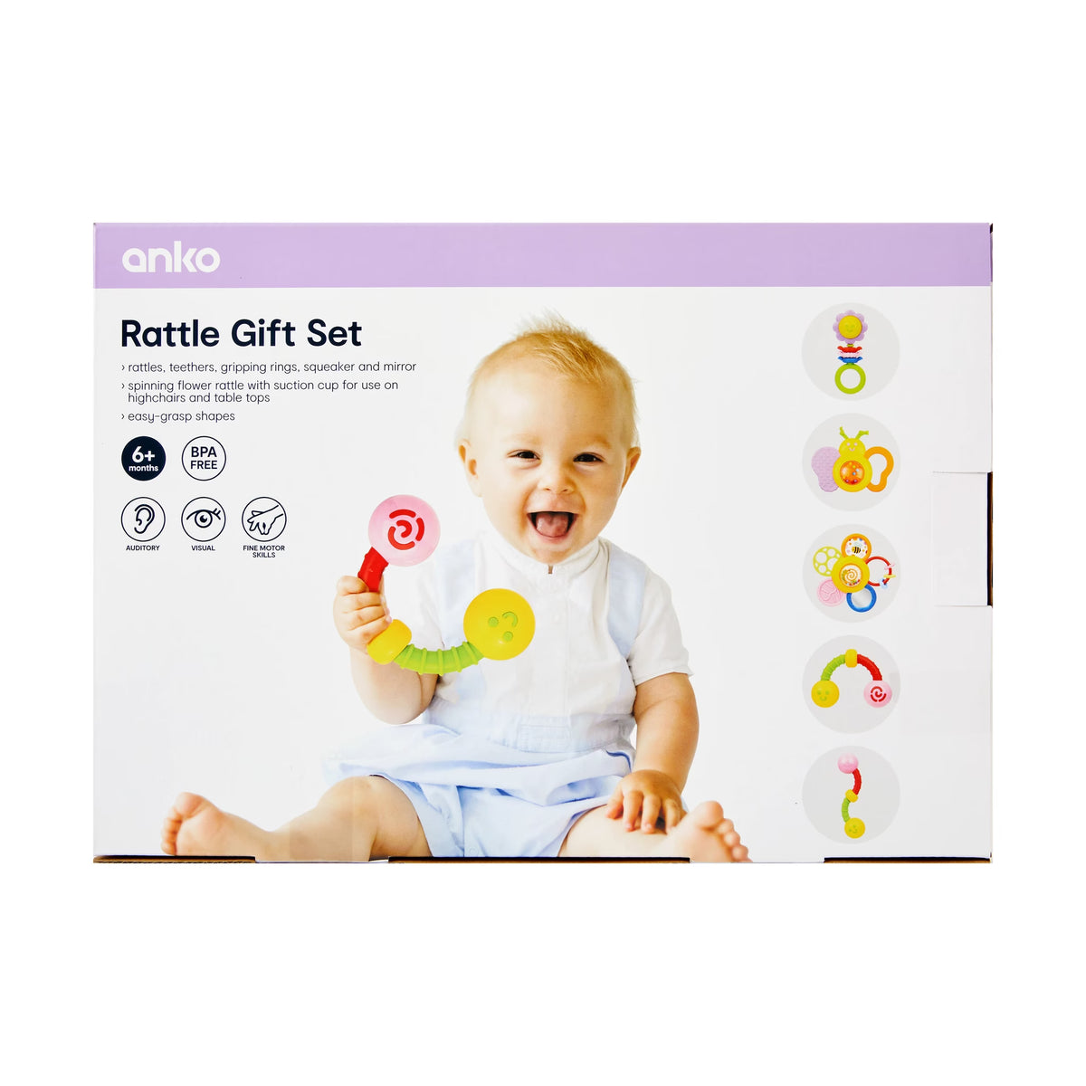 Baby Rattle and Teether Set