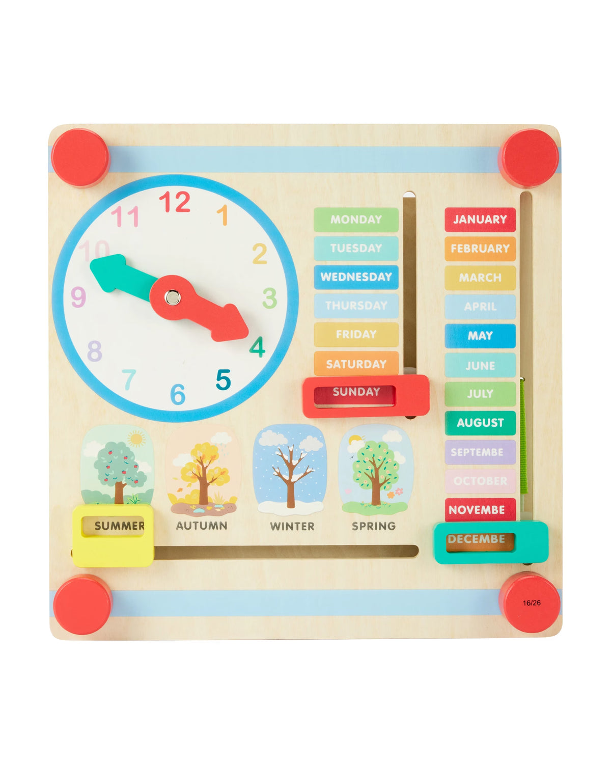 Wooden Busy Board Bench | Montessori Activity Toy for Toddlers