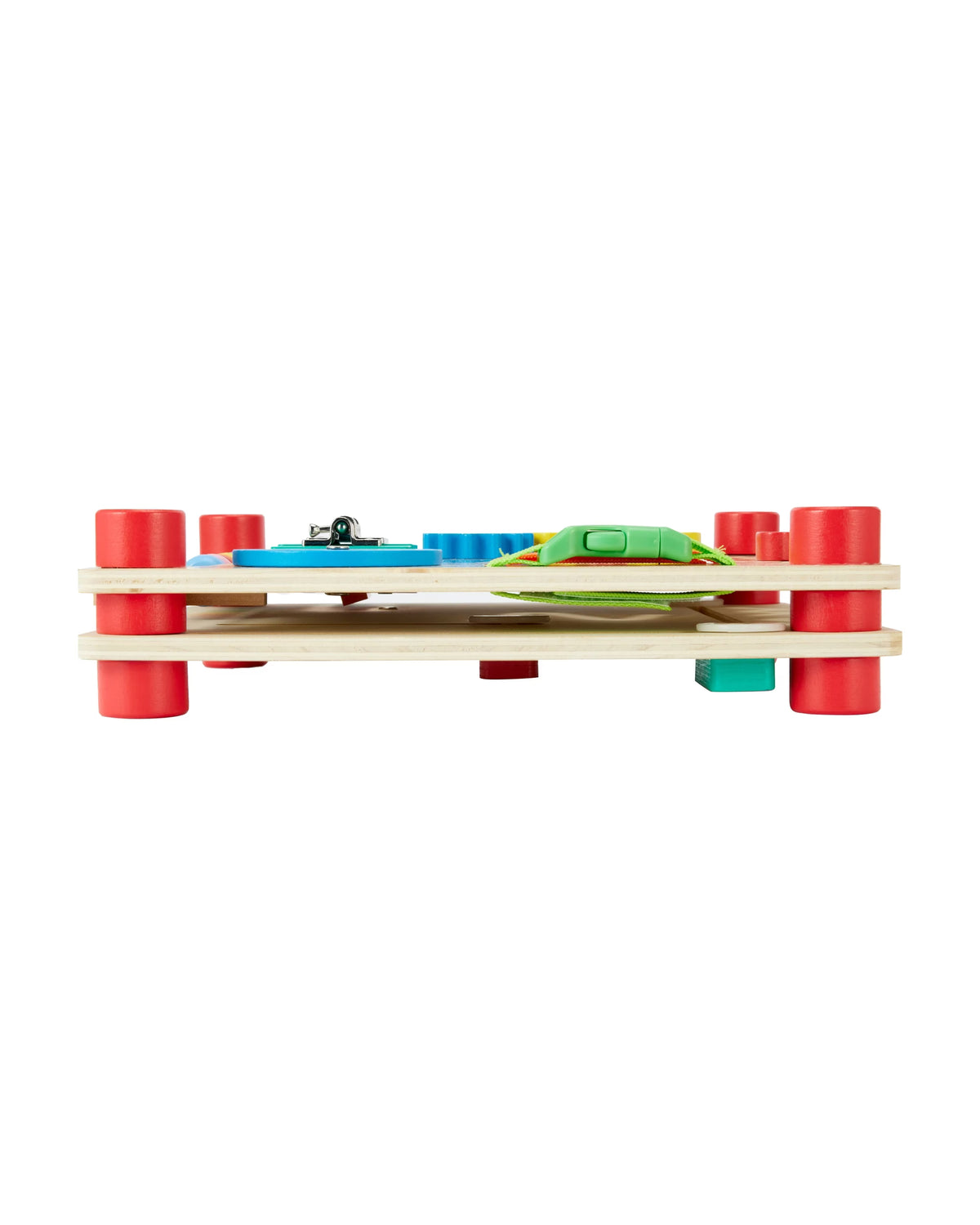 Wooden Busy Board Bench | Montessori Activity Toy for Toddlers