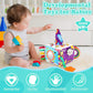 Cartoon Baby Tissue Box Toy Soft Cloth Cube for Toddlers