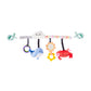 Clip-On Sensory Stroller Toy for Babies | Mirror Teether Rattle