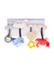 Clip-On Sensory Stroller Toy for Babies | Mirror Teether Rattle