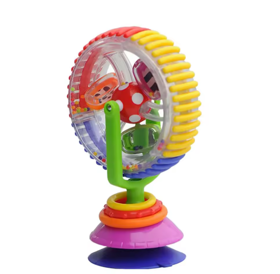 Colorful Suction Cup Ferris Wheel Rattle Toy