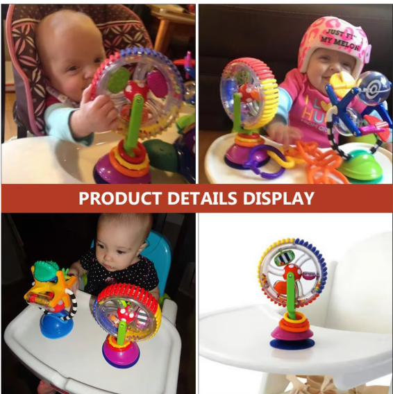 Colorful Suction Cup Spinning Toy for Babies