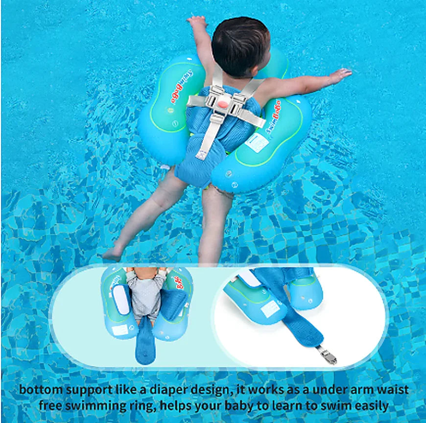 Diaper-Style Baby Swim Float for Easy Swimming Practice