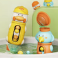 Baby bath spinner toy for sensory water play