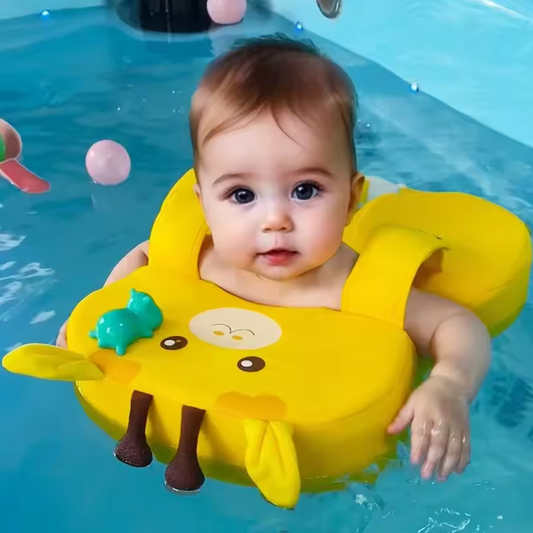 Giraffe Baby Pool Float | Non-Inflatable Float for Kids
