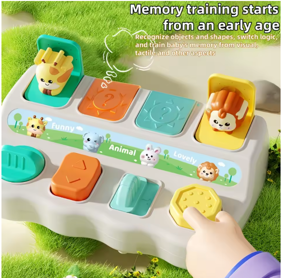 Montessori Animal Memory Game – Interactive Early Learning & Cognitive Development Toy