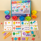 Montessori Number Cognitive Bead Matching Game for Early Math Learning
