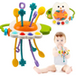 Montessori Pull-String Pop-Fidget Sensory Toy for Babies