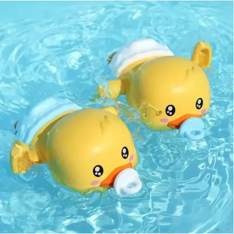 Pair of Wind-Up Swimming Duck Bath Toys