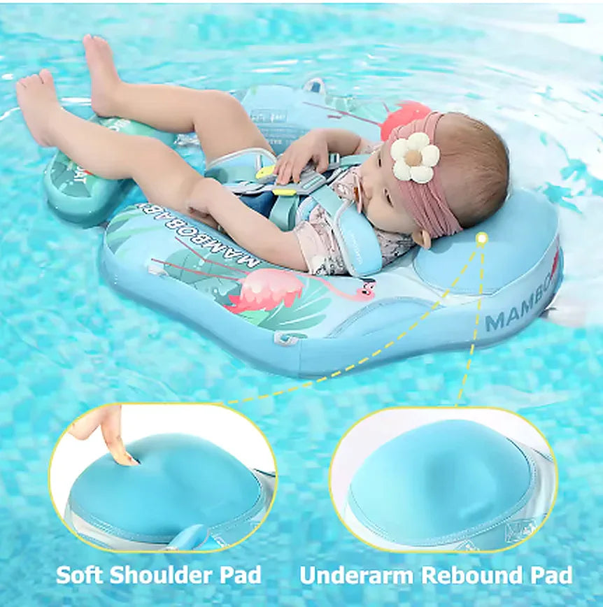 baby swimming