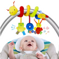 Spiral Hanging Rattle Toy for Baby Car Seats and Strollers
