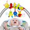 Spiral Hanging Rattle Toy for Baby Car Seats and Strollers