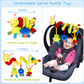 Stretchable Spiral Baby Rattle Toy
