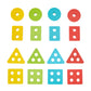 Wooden Shape Sorter Developmental Toy for Toddlers