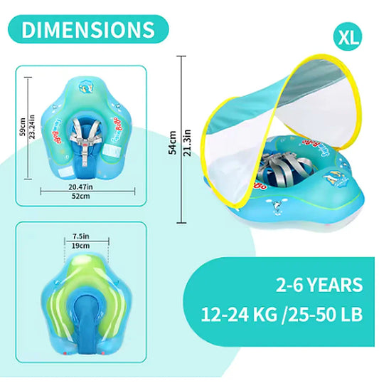 XL Baby Swim Float for Ages 2–6 Years