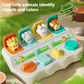 Cute Animal Pop-Up Montessori Learning Toy for Toddlers – Color & Animal Recognition Game